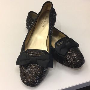 Kate Spade glitter flats